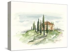 Watercolor Tuscan Villa II-Ethan Harper-Stretched Canvas