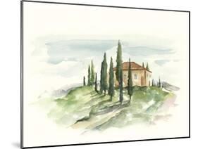 Watercolor Tuscan Villa II-Ethan Harper-Mounted Art Print