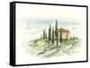 Watercolor Tuscan Villa II-Ethan Harper-Framed Stretched Canvas