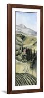 Watercolor Tuscany I-Grace Popp-Framed Art Print