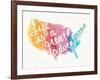 Watercolor USA-Mike Schick-Framed Art Print