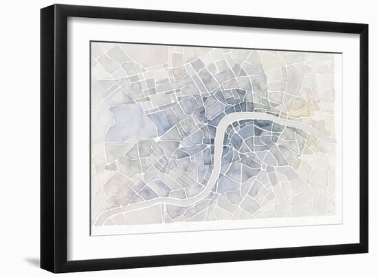 Watercolor Wanderlust London-Laura Marshall-Framed Art Print