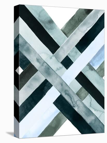 Watercolor Weave I-Grace Popp-Stretched Canvas