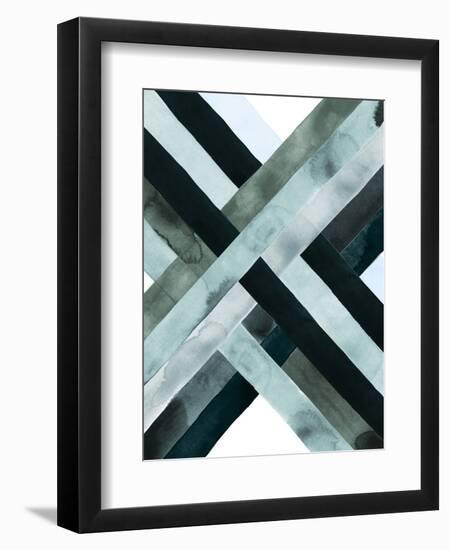 Watercolor Weave II-Grace Popp-Framed Art Print