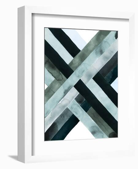 Watercolor Weave II-Grace Popp-Framed Art Print