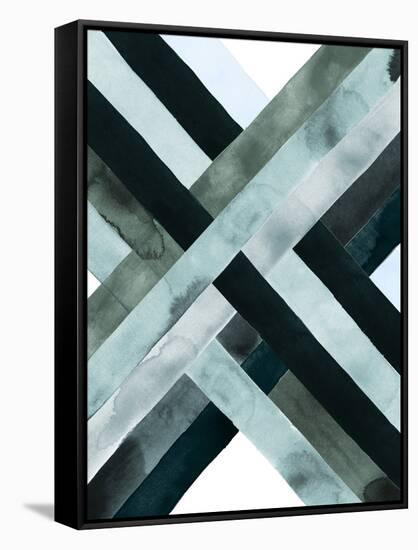 Watercolor Weave II-Grace Popp-Framed Stretched Canvas
