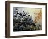 Watercolor Wild Boars-Pol Ledent-Framed Art Print