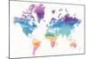 Watercolor World-Mike Schick-Mounted Premium Giclee Print