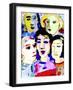 Watercolored Ladies-Diana Ong-Framed Giclee Print