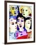 Watercolored Ladies-Diana Ong-Framed Giclee Print