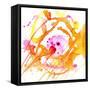 Watercolour Abstract V-Anna Polanski-Framed Stretched Canvas