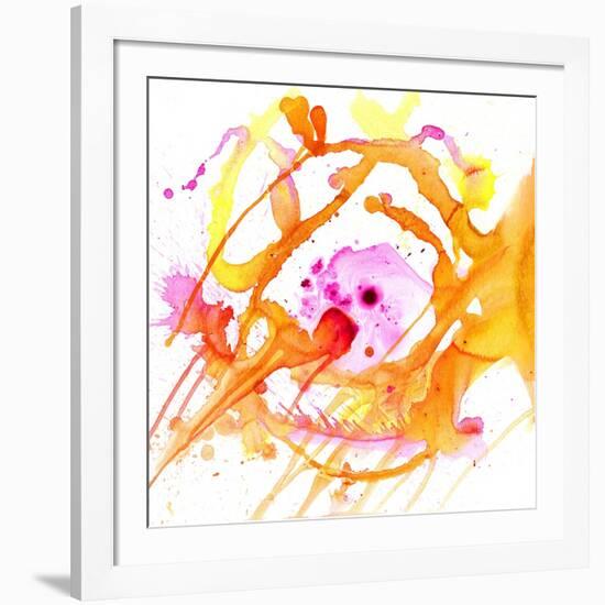 Watercolour Abstract V-Anna Polanski-Framed Art Print