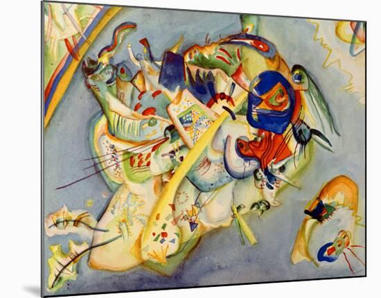 Watercolour No. 6, 1916-Wassily Kandinsky-Mounted Giclee Print