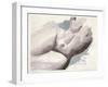 Watercolour Nude 2-Nicky Kumar-Framed Giclee Print