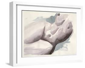 Watercolour Nude 2-Nicky Kumar-Framed Giclee Print