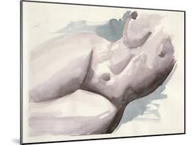 Watercolour Nude 2-Nicky Kumar-Mounted Giclee Print