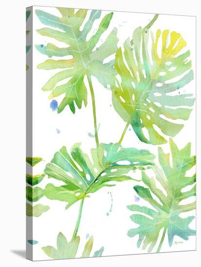 Watercolour Tropical Pattern 1-Mary Escobedo-Stretched Canvas