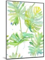 Watercolour Tropical Pattern 1-Mary Escobedo-Mounted Art Print