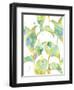 Watercolour Tropical Pattern 2-Mary Escobedo-Framed Art Print