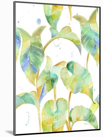 Watercolour Tropical Pattern 2-Mary Escobedo-Mounted Art Print