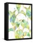 Watercolour Tropical Pattern 2-Mary Escobedo-Framed Stretched Canvas