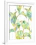 Watercolour Tropical Pattern 2-Mary Escobedo-Framed Art Print