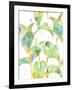 Watercolour Tropical Pattern 2-Mary Escobedo-Framed Art Print