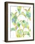 Watercolour Tropical Pattern 2-Mary Escobedo-Framed Art Print