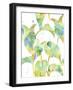 Watercolour Tropical Pattern 2-Mary Escobedo-Framed Art Print