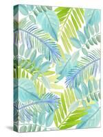 Watercolour Tropical Pattern 3-Mary Escobedo-Stretched Canvas