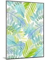 Watercolour Tropical Pattern 3-Mary Escobedo-Mounted Art Print