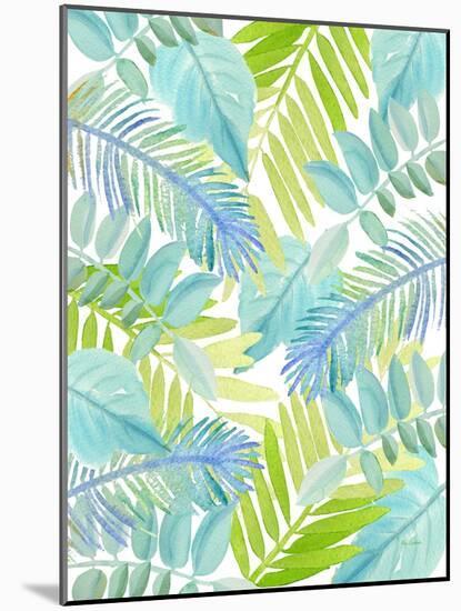 Watercolour Tropical Pattern 3-Mary Escobedo-Mounted Art Print