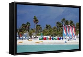 Watercraft Rentals at Castaway Cay, Bahamas, Caribbean-Kymri Wilt-Framed Stretched Canvas