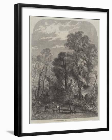 Watercress-Gathering-Samuel Read-Framed Giclee Print