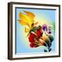 Watercrest Floral-Griselda Espino-Framed Art Print