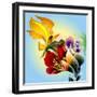 Watercrest Floral-Griselda Espino-Framed Art Print