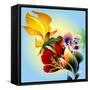 Watercrest Floral-Griselda Espino-Framed Stretched Canvas