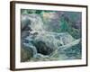 Waterfall, 1895-99-John Henry Twachtman-Framed Giclee Print