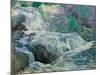 Waterfall, 1895-99-John Henry Twachtman-Mounted Giclee Print