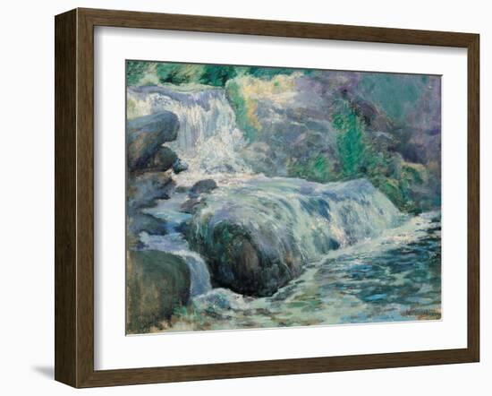 Waterfall, 1895-99-John Henry Twachtman-Framed Giclee Print