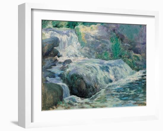 Waterfall, 1895-99-John Henry Twachtman-Framed Giclee Print