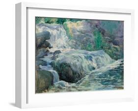 Waterfall, 1895-99-John Henry Twachtman-Framed Giclee Print