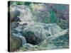 Waterfall, 1895-99-John Henry Twachtman-Stretched Canvas