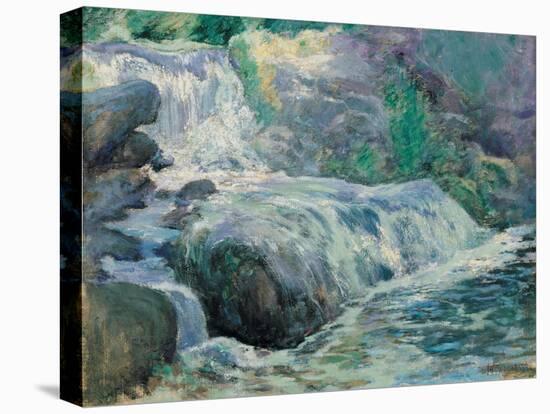 Waterfall, 1895-99-John Henry Twachtman-Stretched Canvas