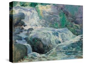 Waterfall, 1895-99-John Henry Twachtman-Stretched Canvas