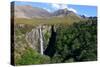 Waterfall Above Glen Brittle, Cuillin Hills, Isle of Skye, Highland, Scotland-Peter Thompson-Stretched Canvas