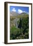 Waterfall Above Glen Brittle, Cuillin Hills, Isle of Skye, Highland, Scotland-Peter Thompson-Framed Photographic Print