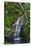 Waterfall Along the Trail to Queens Bath, Lihue, Kauai, Hawaii, USA-Richard Duval-Stretched Canvas