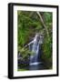 Waterfall Along the Trail to Queens Bath, Lihue, Kauai, Hawaii, USA-Richard Duval-Framed Photographic Print