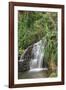 Waterfall Along the Trail to Queens Bath, Lihue, Kauai, Hawaii, USA-Richard Duval-Framed Photographic Print